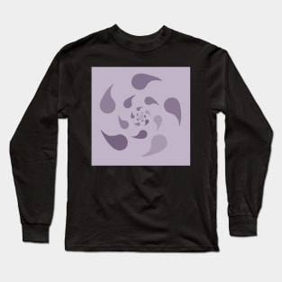 Purple Drop Swirl Long Sleeve T-Shirt